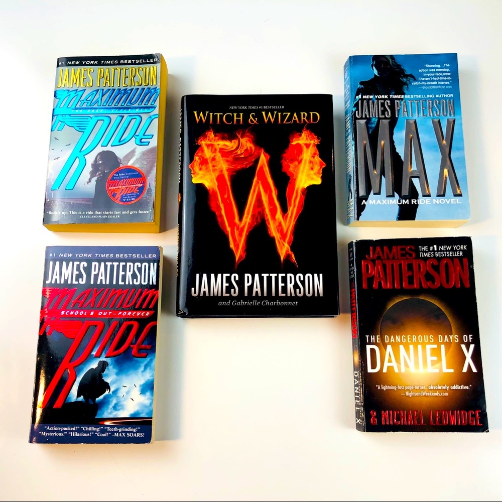 Lot of Five James Patterson Books